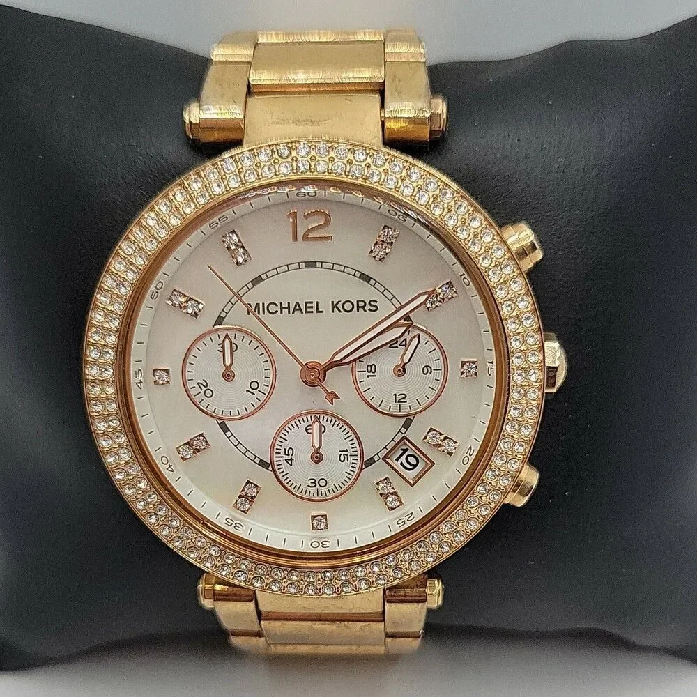 Michael Kors Parker MK5491 Womens Stainless Steel Analog Dial Quartz Watch AM352
